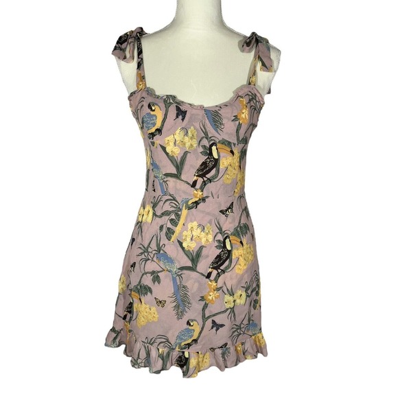 Christine ruffle detail minidress cheap